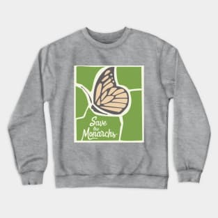 Save the Monarchs! Crewneck Sweatshirt